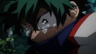 One of the anime characters, Izuku Midoriya (Image via Bones)